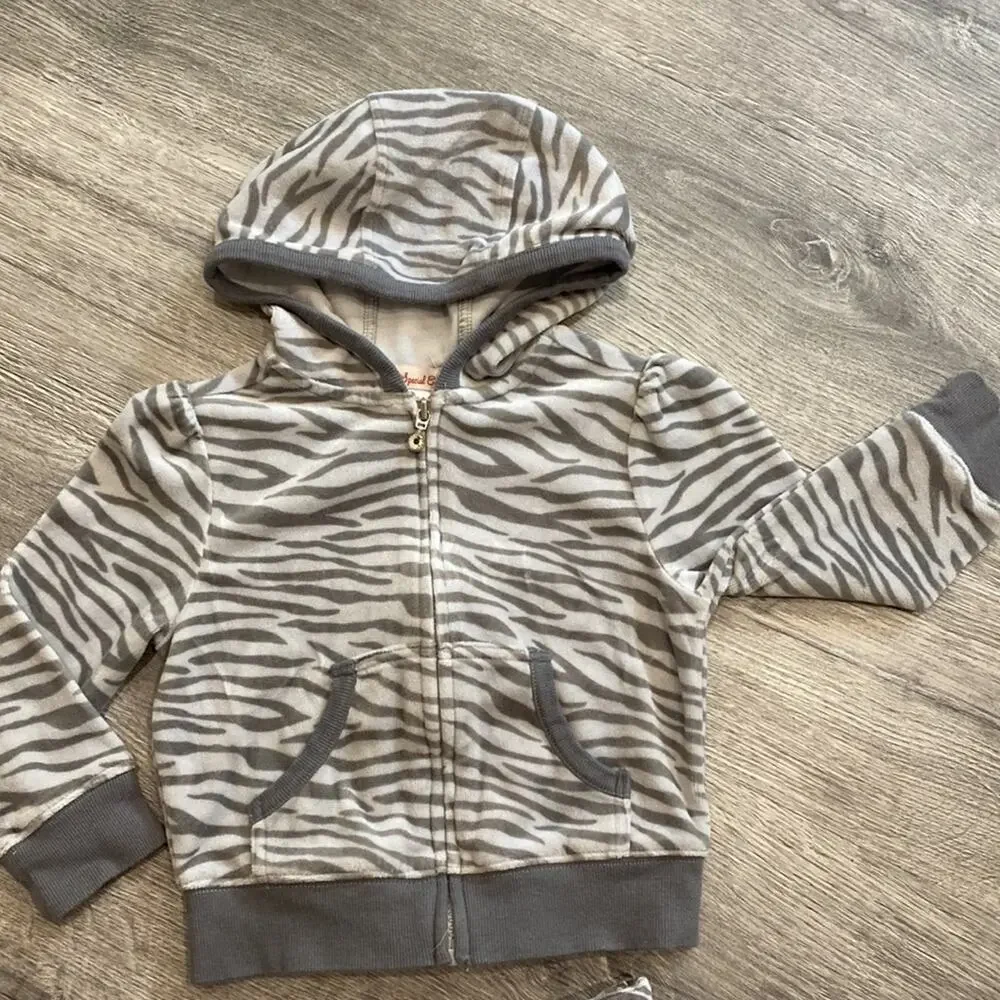 Gymboree gray velour